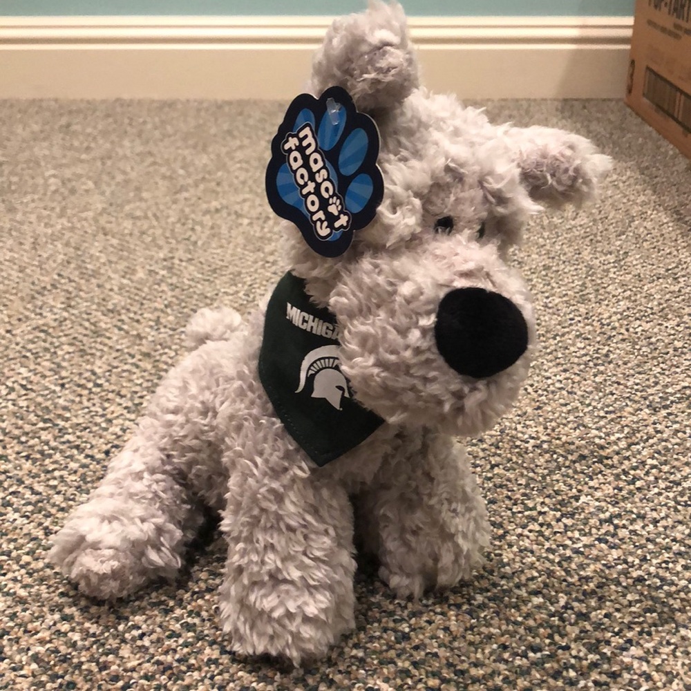 Stuffed Animal Michigan State Dog